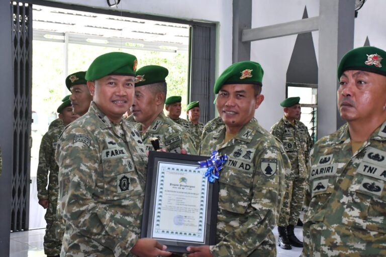 Korp Raport Pindah Satuan, Dandim Ponorogo Lepas Empat Perwira Terbaik
