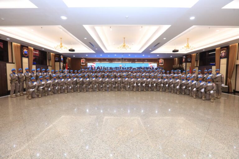 Polri Lepas 140 Personel FPU 8 MINUSCA, Siap Jalankan Misi Perdamaian di Afrika Tengah